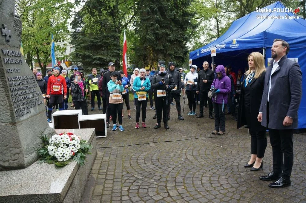 Siemianowiccy policjanci zabezpieczali II Siemianowicki Bieg i Nordic Walking