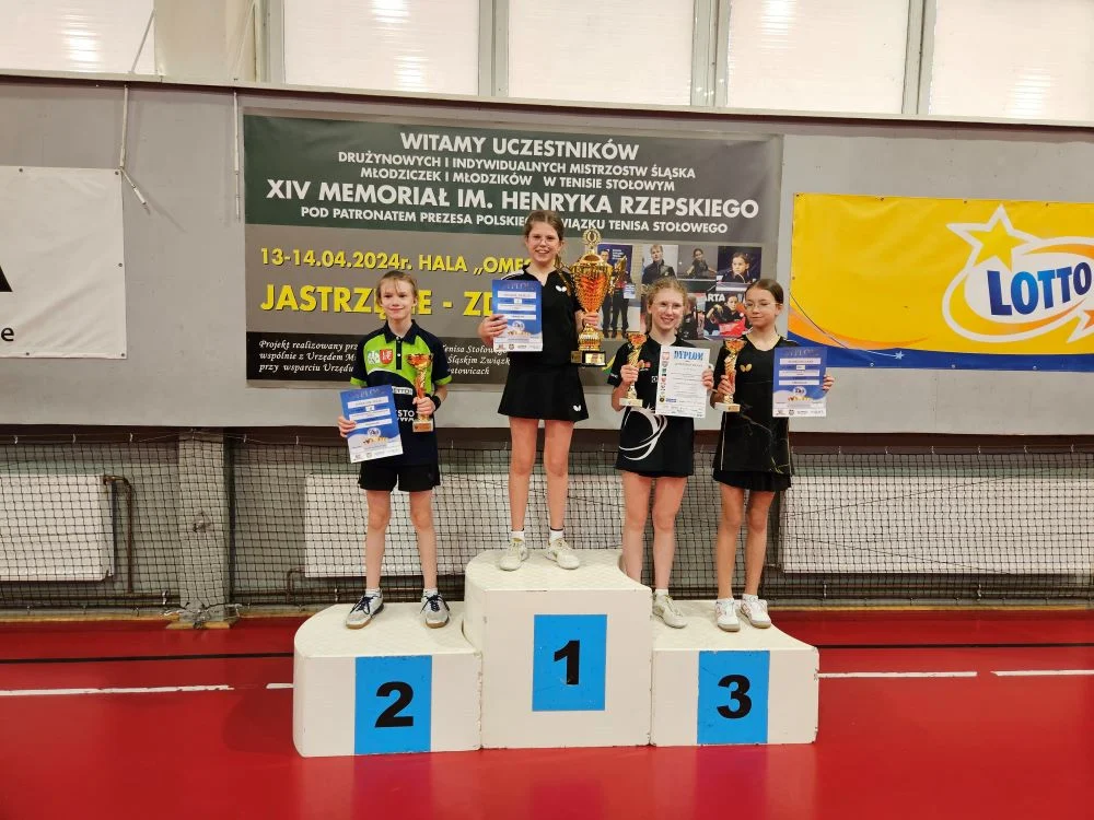 Mysłowiczanka zdobyła dwa złote medale na Mistrzostwach Śląska w tenisie stołowym!
