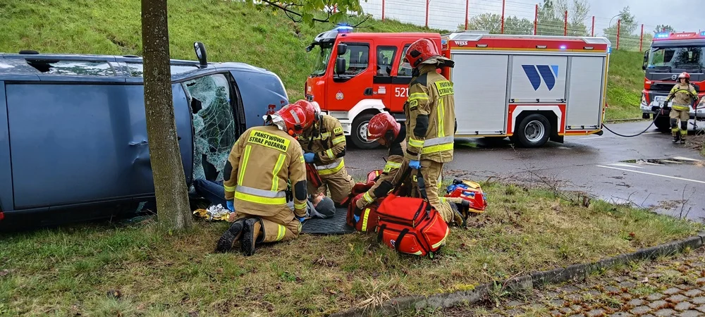 Ćwiczenia ratownicze po wypadku masowym w Mysłowicach