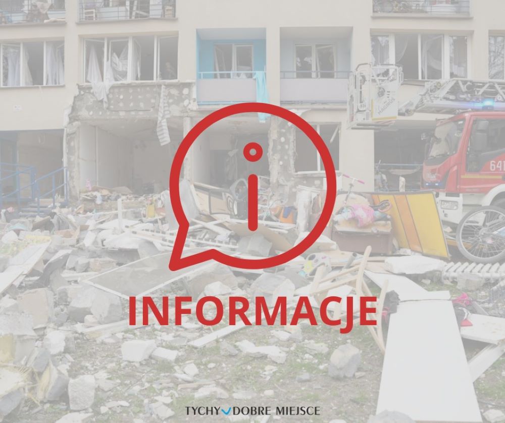 Aktualności o udzielonej pomocy dla poszkodowanych w wybuchu przy ul. Darwina