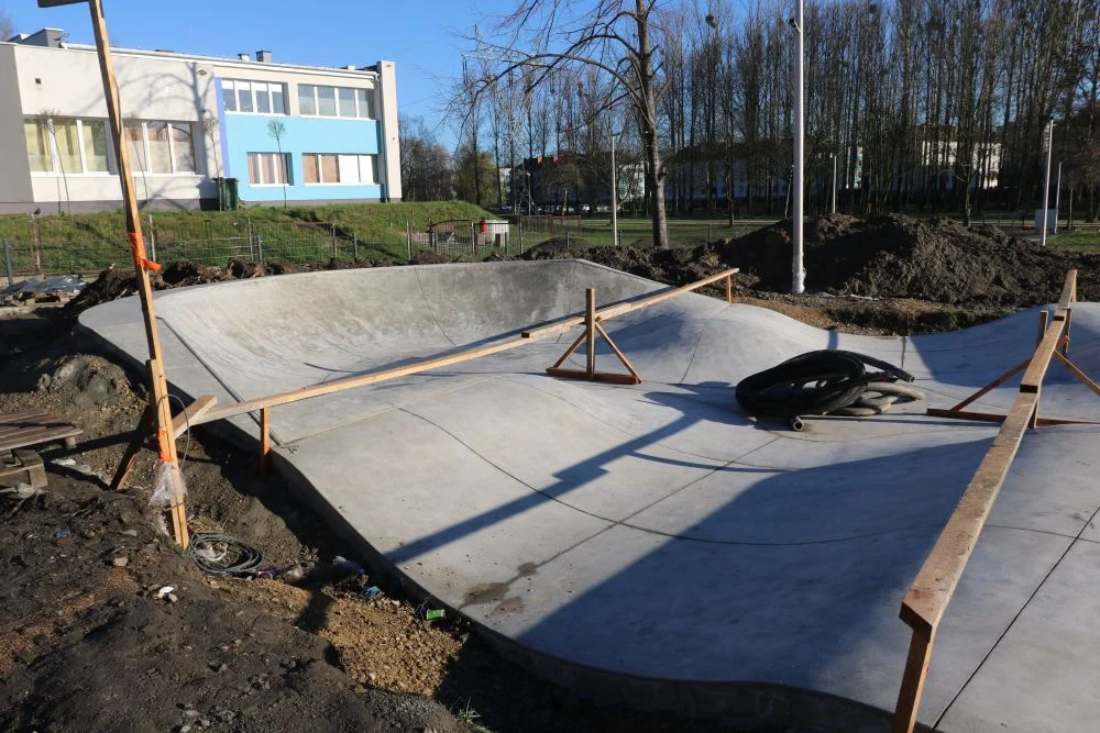 Prace nad miasteczkiem rowerowym i pumptrackiem w toku