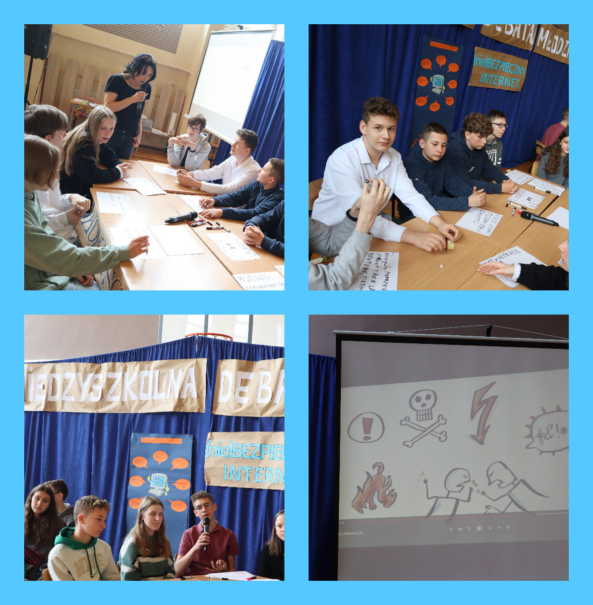 Międzyszkolna debata na temat internetu