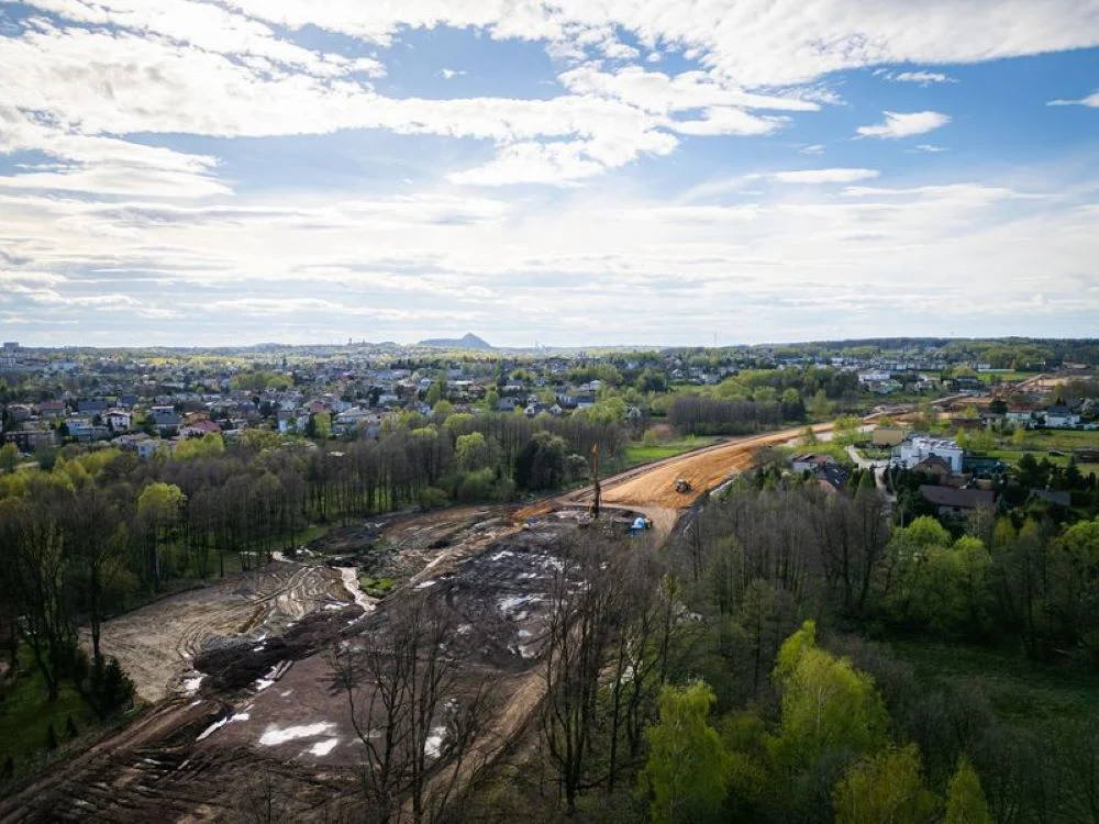 Na budowie praca wre! Trwają prace nad budową Drogi Regionalnej Racibórz - Pszczyna