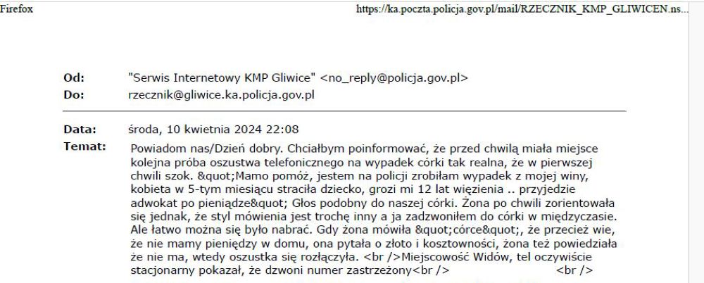 Mieszkaniec powiatu gliwickiego opisał swoje doświadczenie z oszustem! "Powiadom Nas"