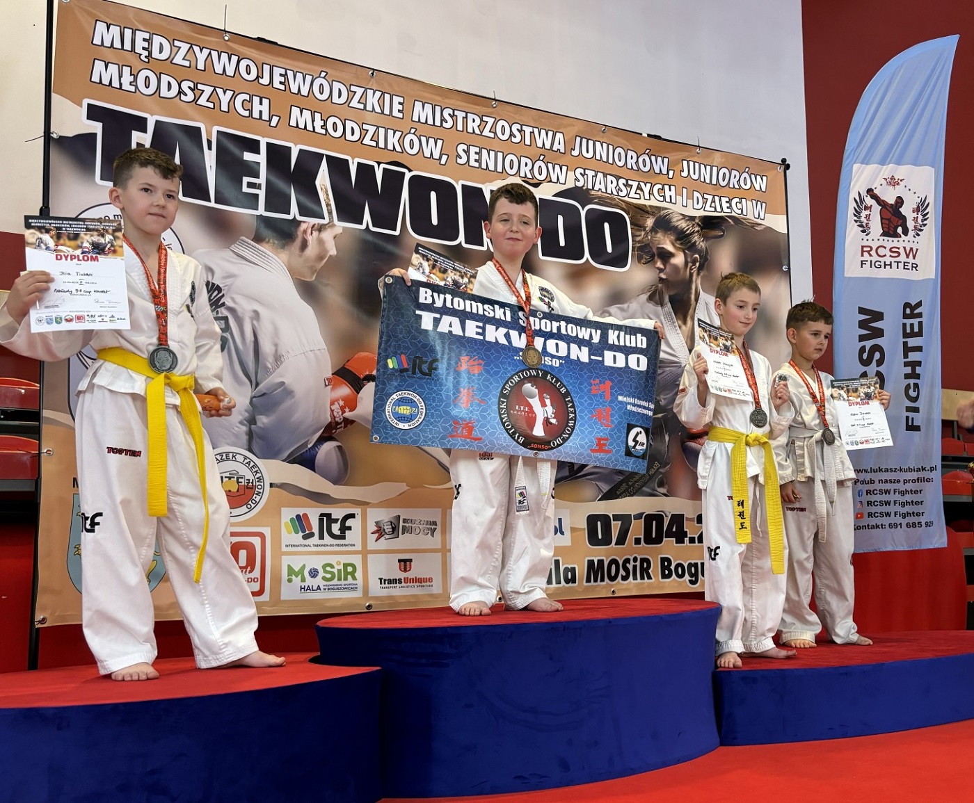 Osiem medali bytomian w zawodach Taekwon-do I.T.F.
