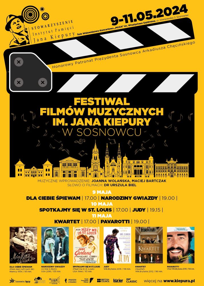 I Festiwal Filmów Muzycznych im. Jana Kiepury w Sosnowcu. Prawdziwa gratka dla kinomanów
