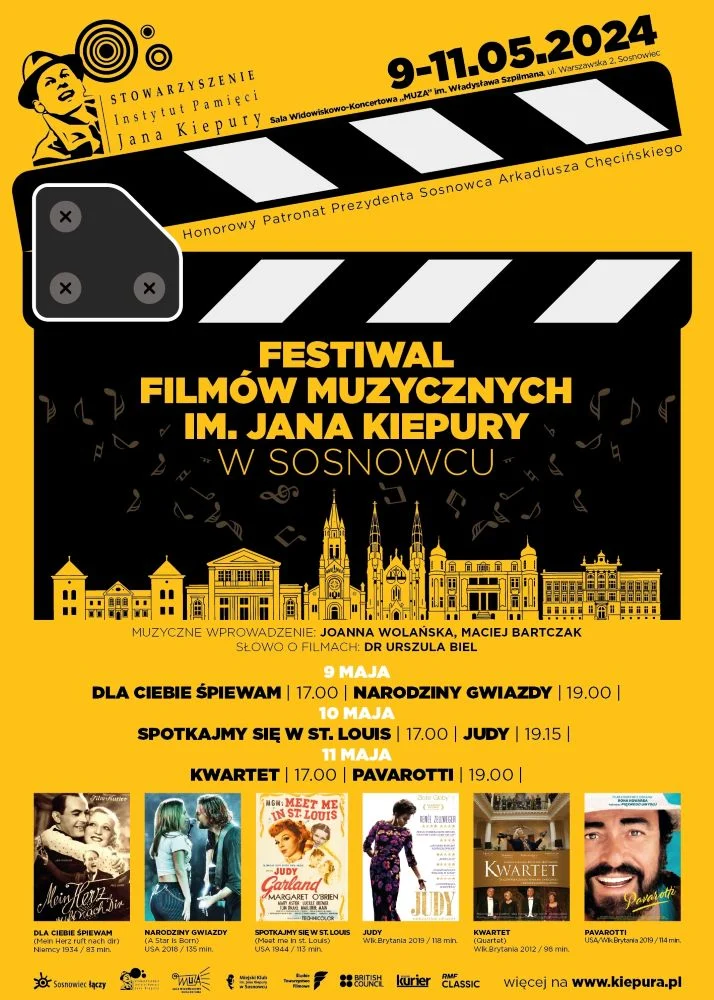 I Festiwal Filmów Muzycznych im. Jana Kiepury w Sosnowcu. Prawdziwa gratka dla kinomanów