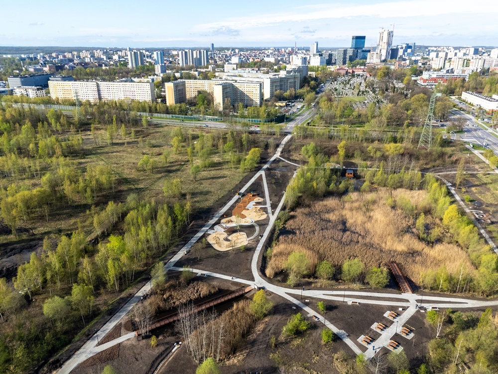 Trwają odbiory parku u zbiegu ulic Leopolda i Wiertniczej