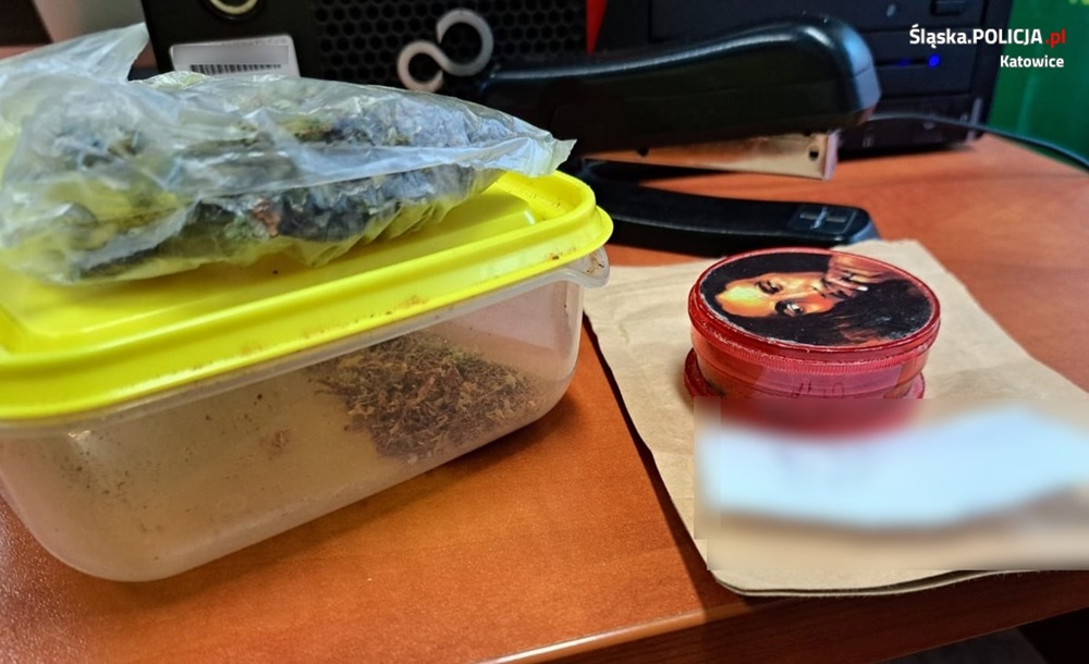 Katowiccy policjanci zatrzymali kierowcę z narkotykami