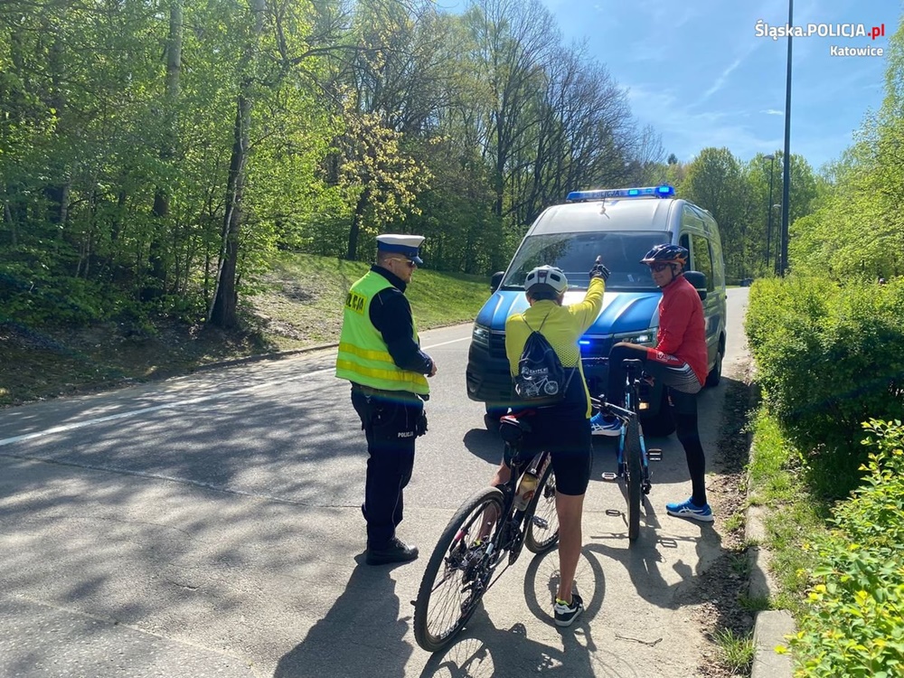 Katowiccy policjanci podsumowali "Bezpieczny cyklista". Ujawniono ponad 140 wykroczeń!