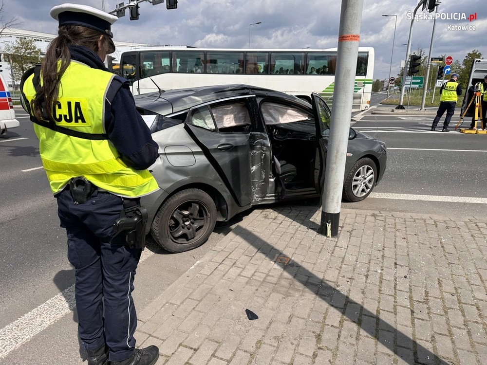 Wypadek na skrzyżowaniu ulic Kościuszki i Kolejowej. Dwie osoby trafiły do szpitala!