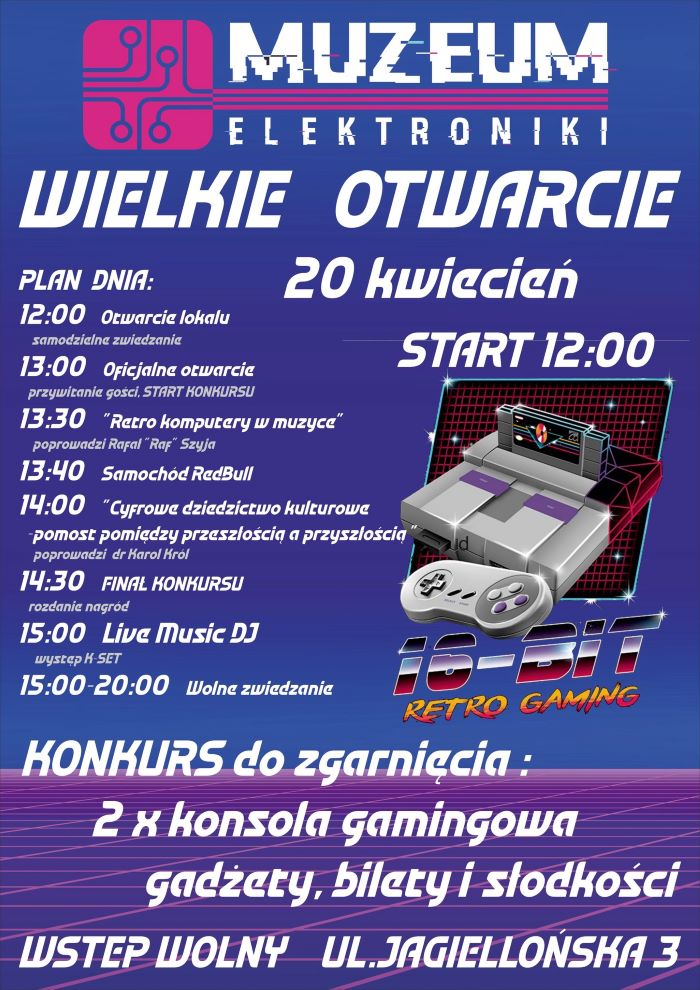 Otwarcie Muzeum Elektroniki już w najbliższą sobotę!