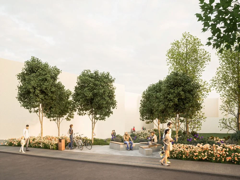 Skarpa na ul. Wodnej nieco się zazieleni!