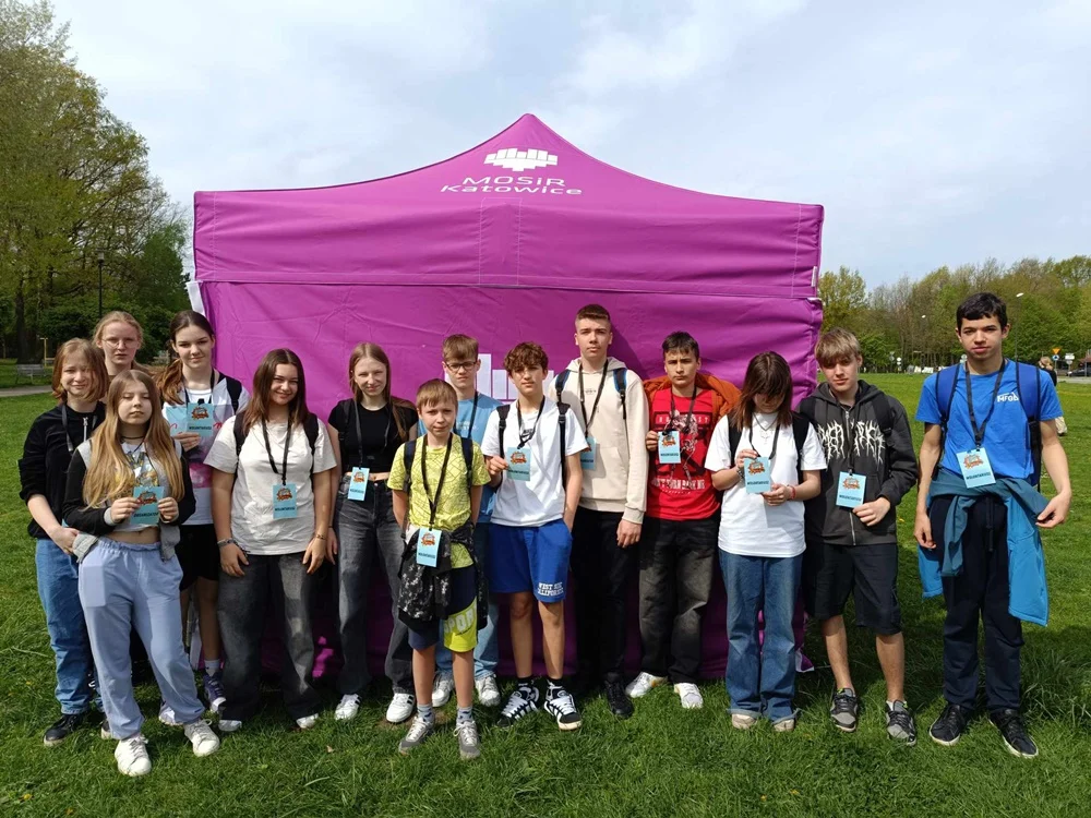 Młodzi świętochłowiczanie pomagali podczas Biegu Korfantego