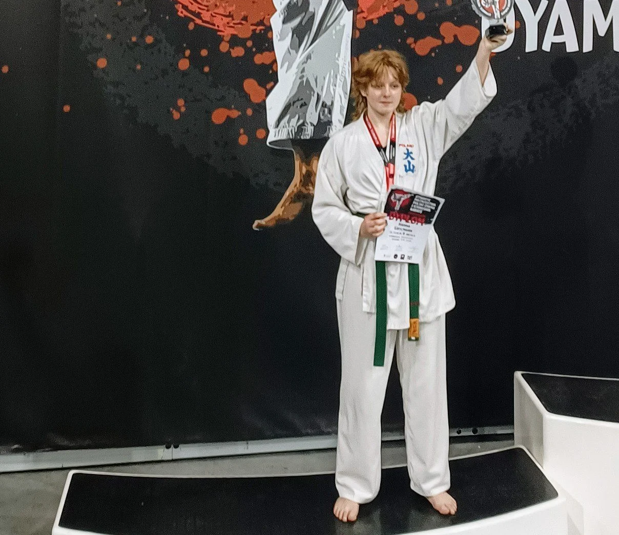 Świętochłowiczanka Hanna Grycmann wicemistrzynią Polski w karate!