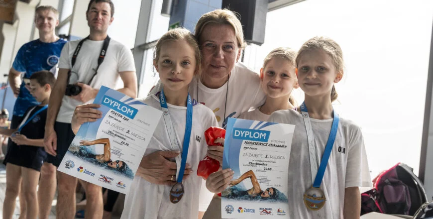 Młodzi pływacy rywalizowali w XX Zabrzańskim Mitingu Pływackim [FOTO]
