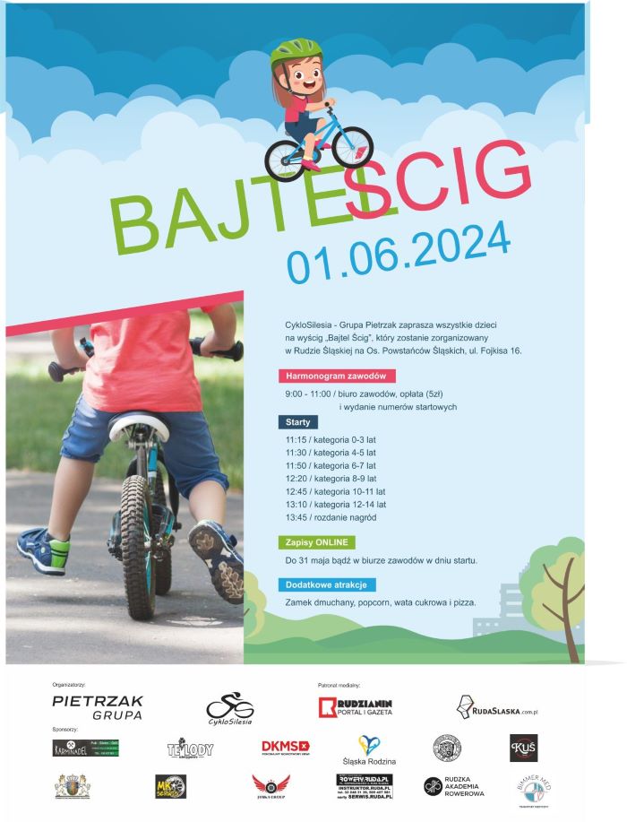 Dzieciaki na dwóch kółkach – przed nami Bajtel Ścig!