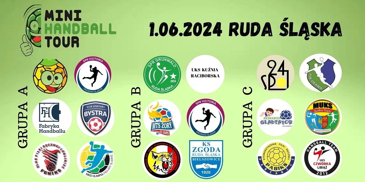 SPR Grunwald zaprasza na turniej Mini Handball Tour 2024!