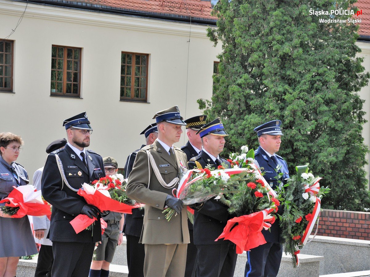 Uroczyste obchody Konstytucji 3 Maja w Wodzisławiu Śląskim
