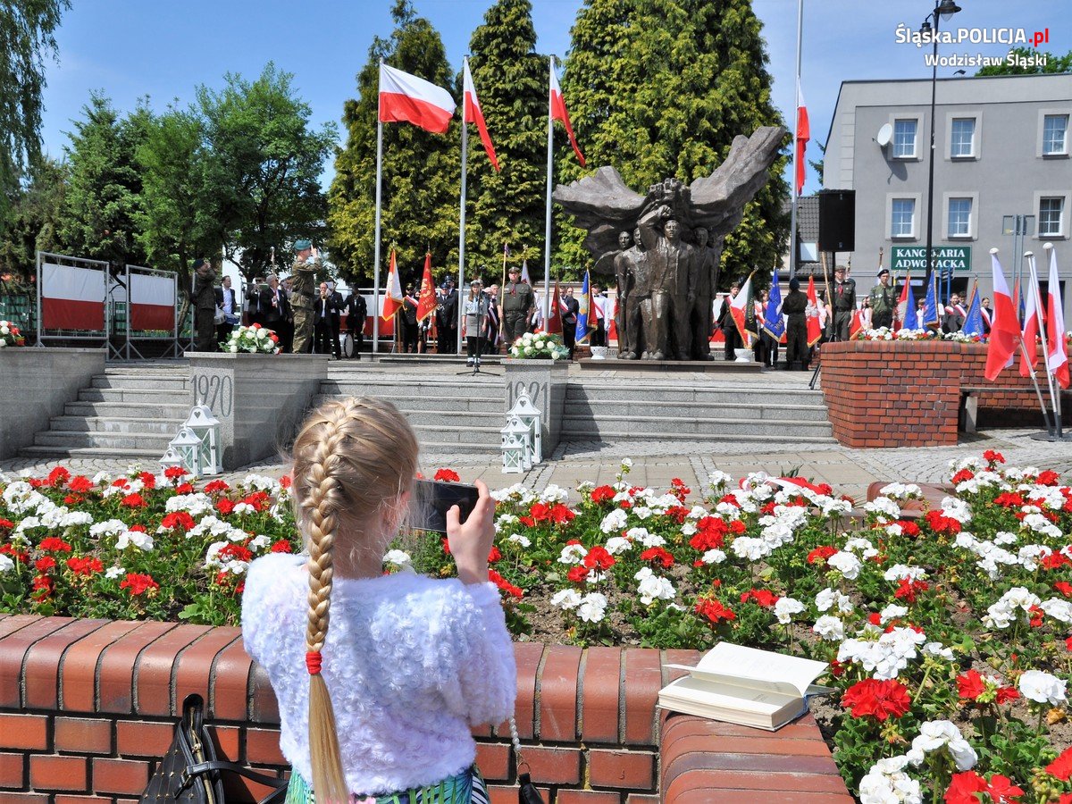 Uroczyste obchody Konstytucji 3 Maja w Wodzisławiu Śląskim
