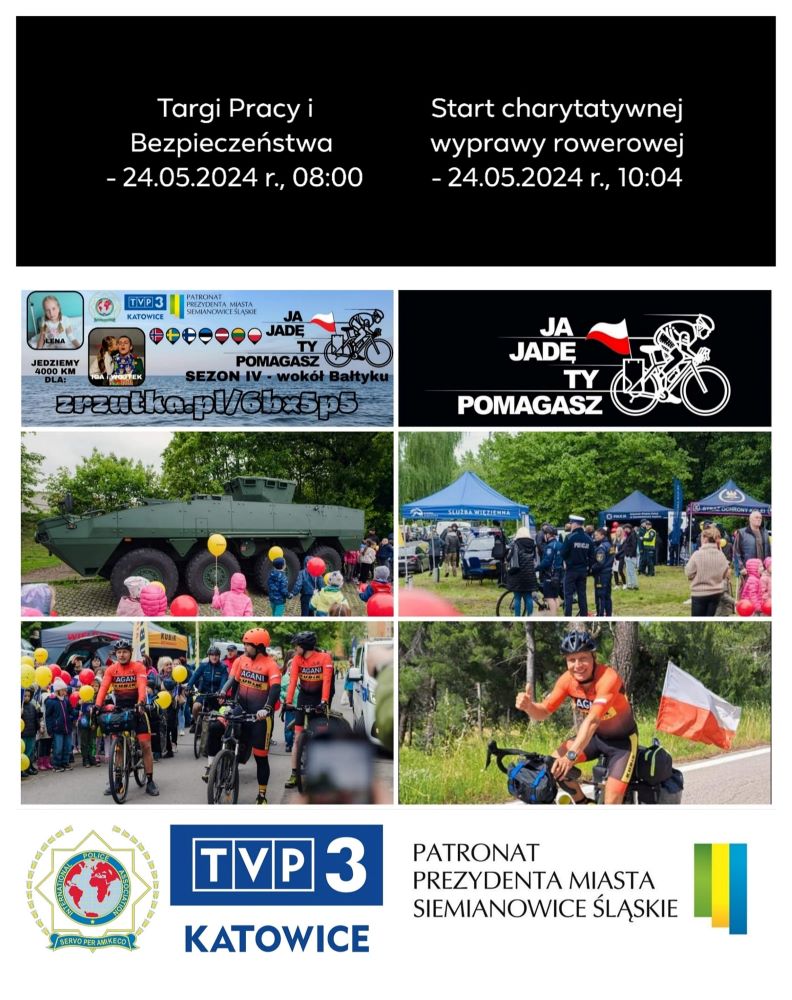Charytatywna wyprawa rowerowa wokół Bałtyku startuje w Siemianowicach!