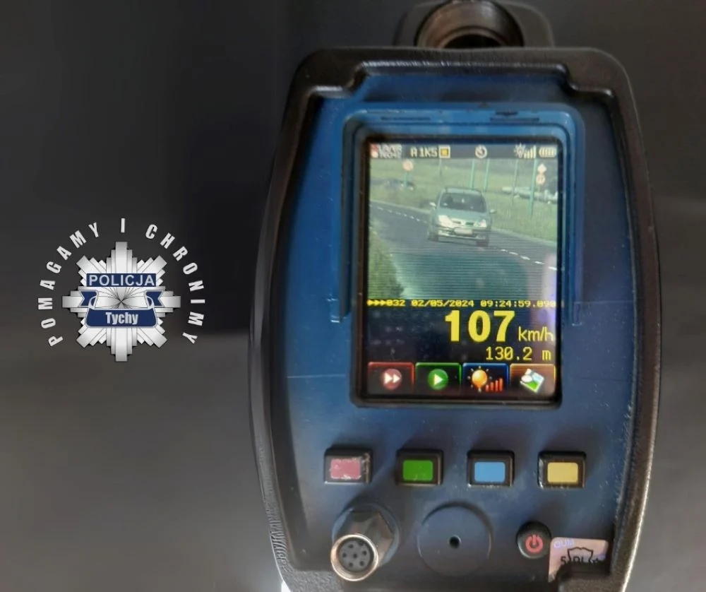 22-letni tyszanin zatrzymany za przekroczenie prędkości! Otrzymał mandat na 1500 zł