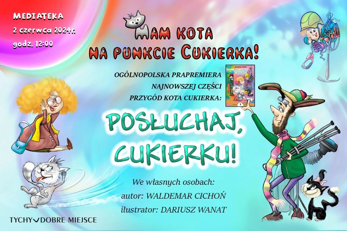 "Posłuchaj Cukierku". Ogólnopolska prapremiera książki w Mediatece