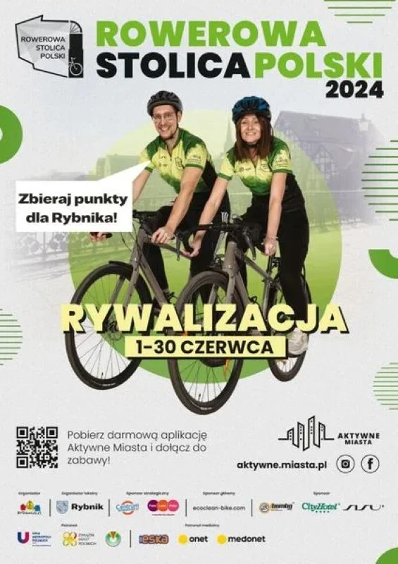 Miasto Rybnik po raz kolejny przystępuje do rywalizacji o miano Rowerowej Stolicy Polski!