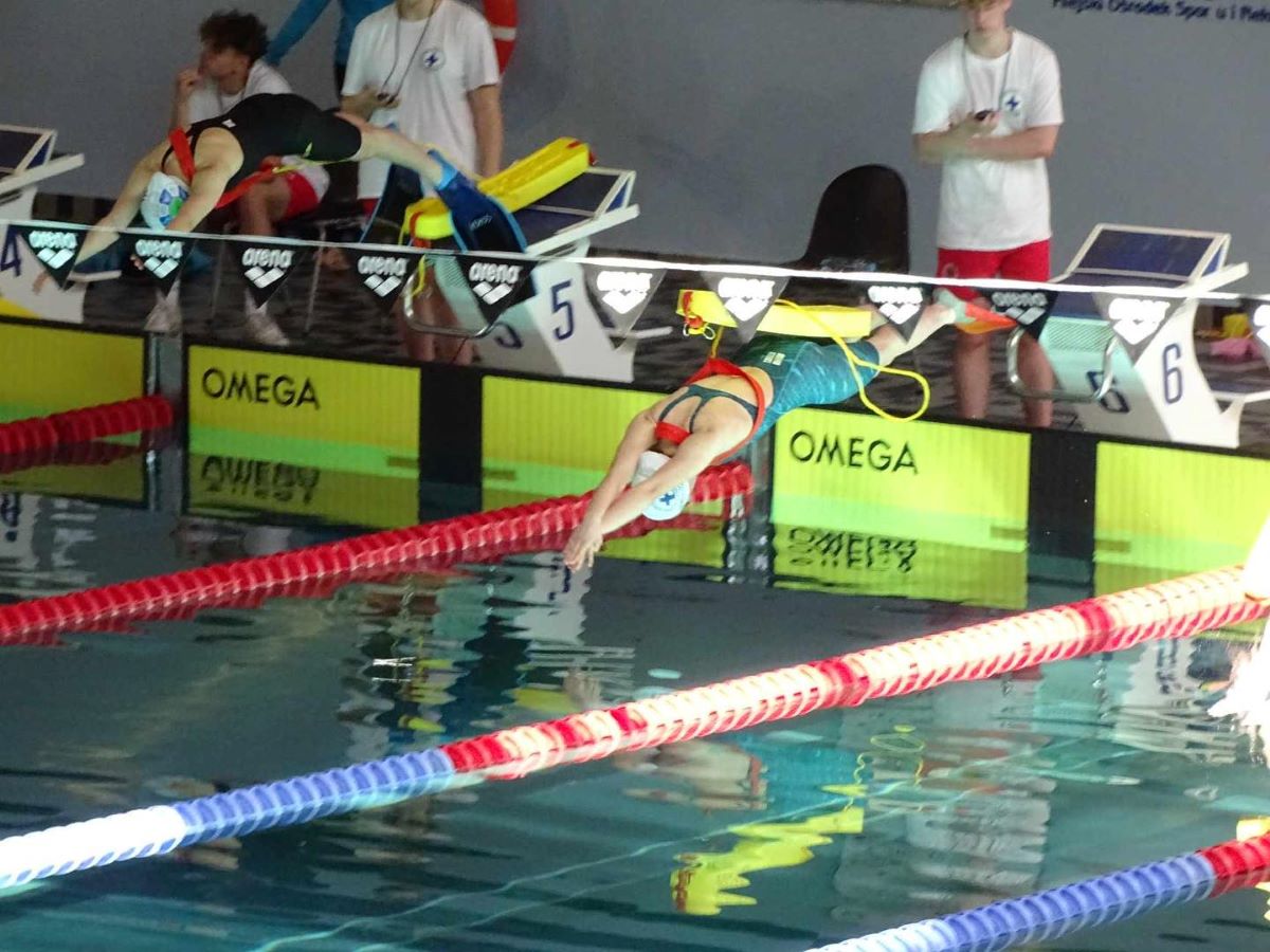 Pływaczki „Sikretu” na podium 57. Mistrzostw Polski w Ratownictwie Wodnym