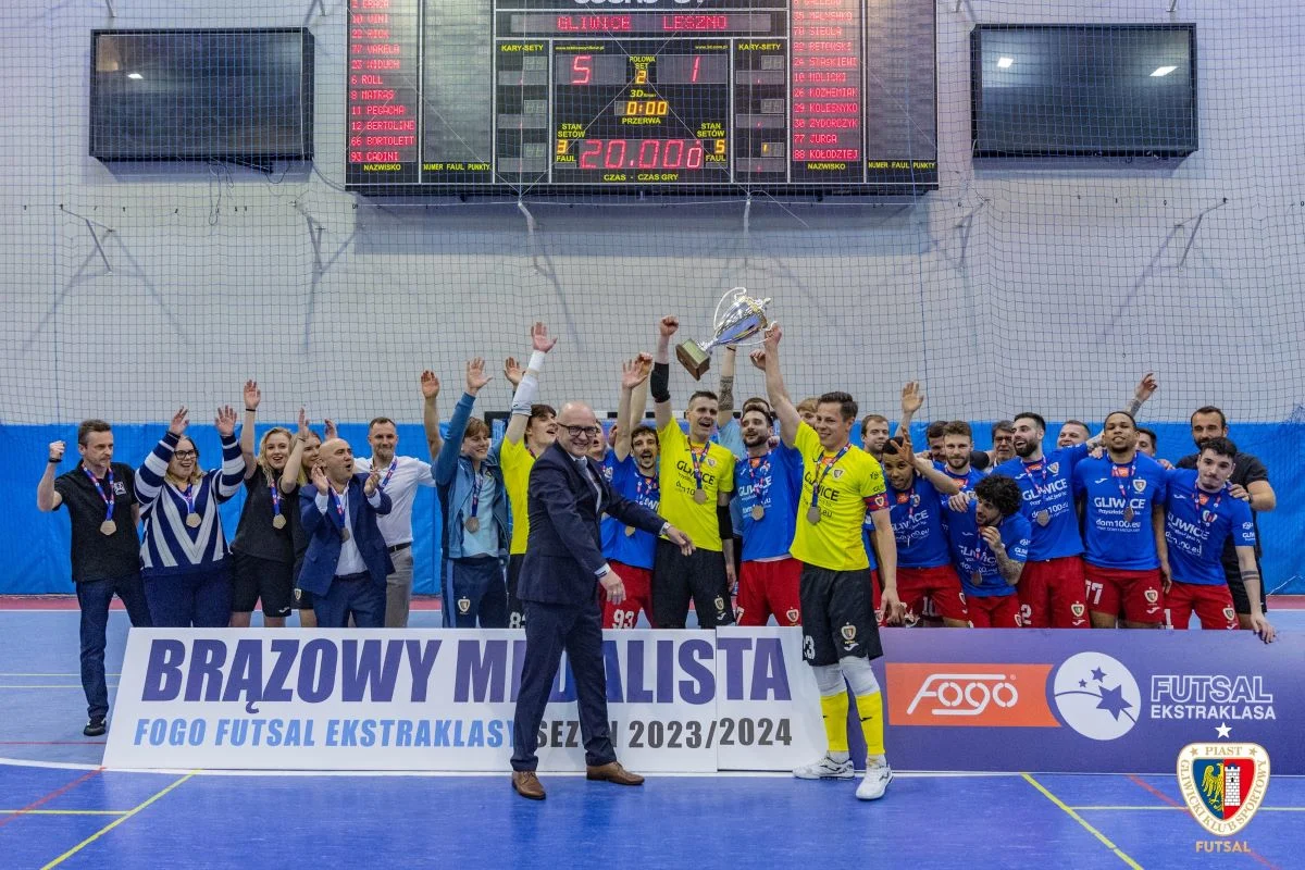 Futsalowy Piast drugi rok z rzędu zdobywa brązowy medal!