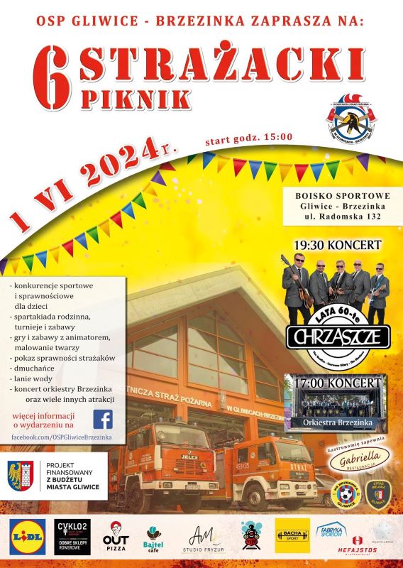 Dzień dziecka ze strażakami w Brzezince! Dla każdego coś dobrego