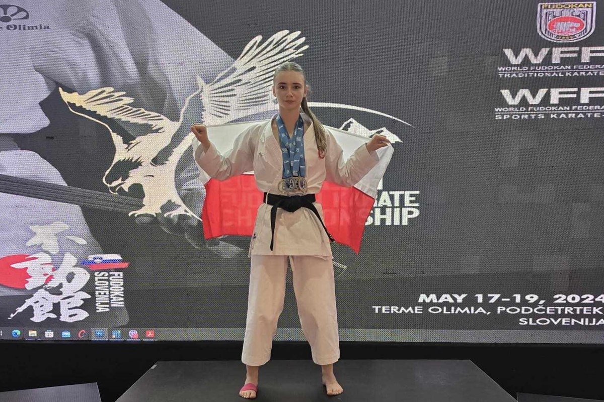 Juniorka w karate wywalczyła trzy złote medale i srebro na Mistrzostwach Europy!