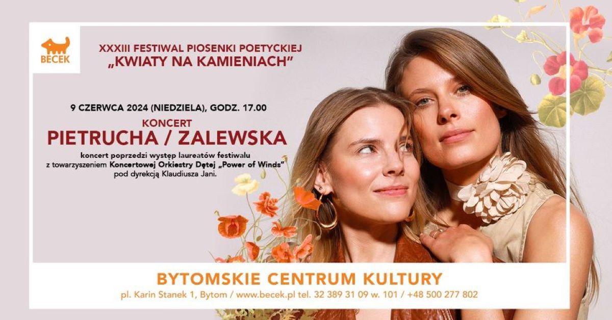 Koncert: Pietrucha/Zalewska w BECEK! Piosenka poetycka