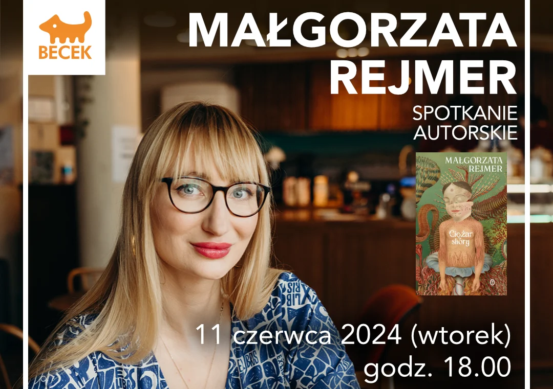 Spotkanie autorskie z Małgorzatą Rejmer