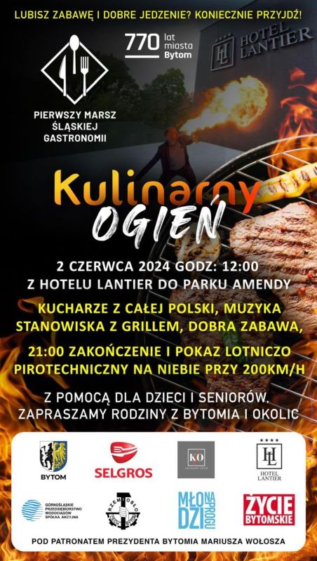 770-lecie Bytomia pełną parą! Już w niedzielę impreza "Kulinarny ogień"