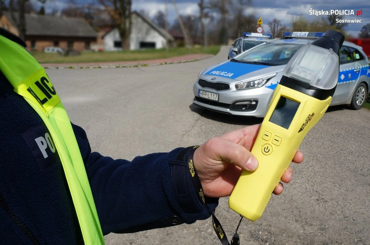 Przeprowadzono kontrole trzeźwości w Sosnowcu. U jednego z kierowców wykryto 1,5 promila!