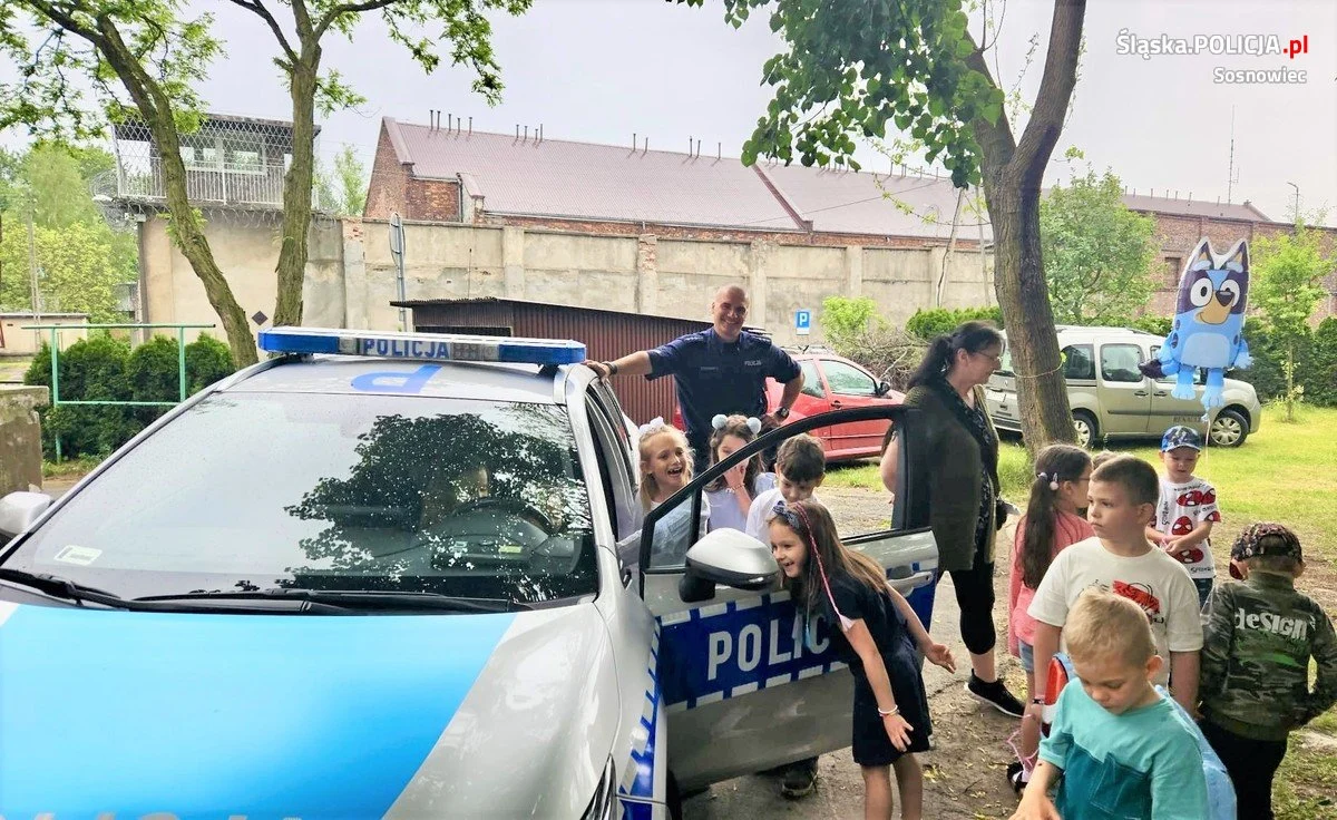 Sosnowieccy policjanci na festynie rodzinnym przy MP nr 5