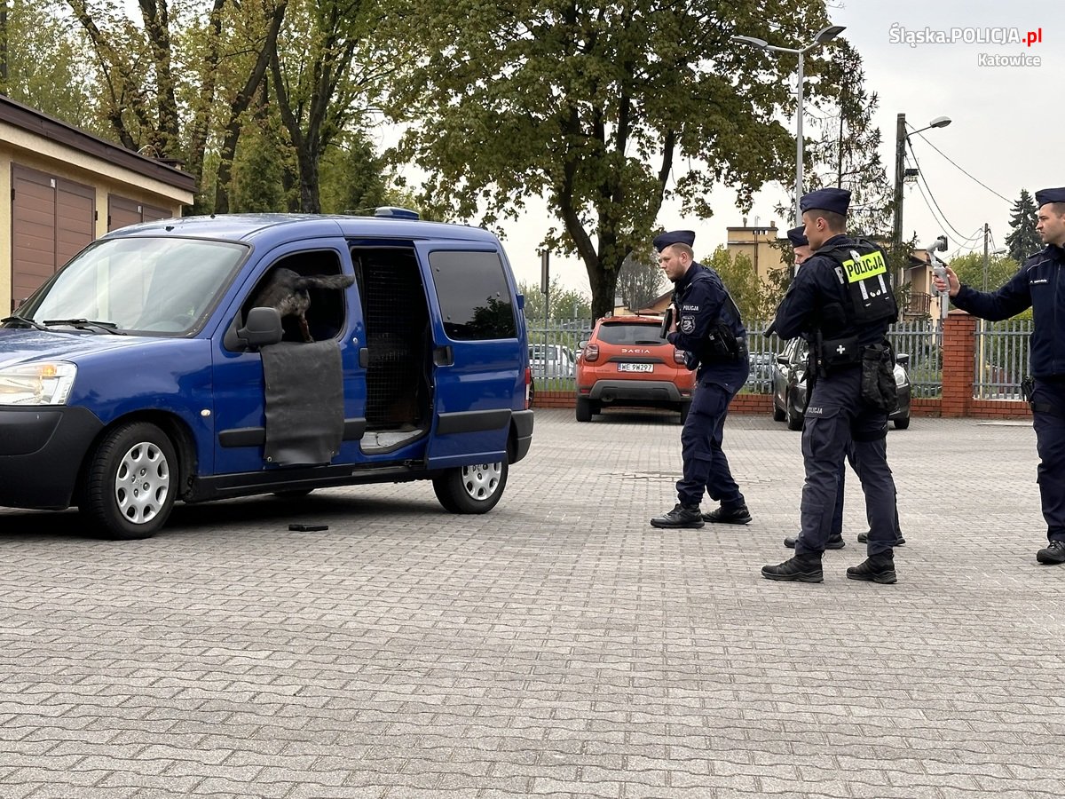 Katowiccy przewodnicy psów z pokazem w Szkole Policji 57