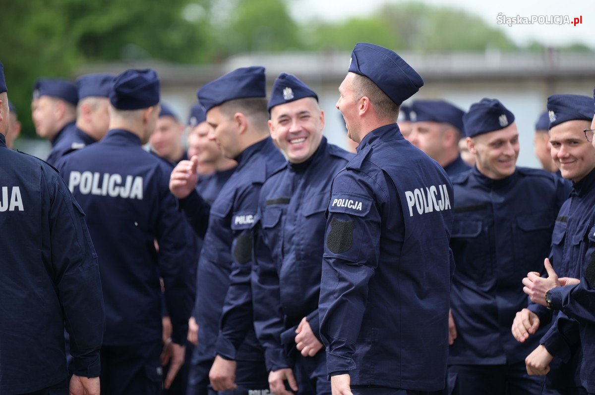 Ślubowanie nowych policjantów w Katowicach! [GALERIA]
