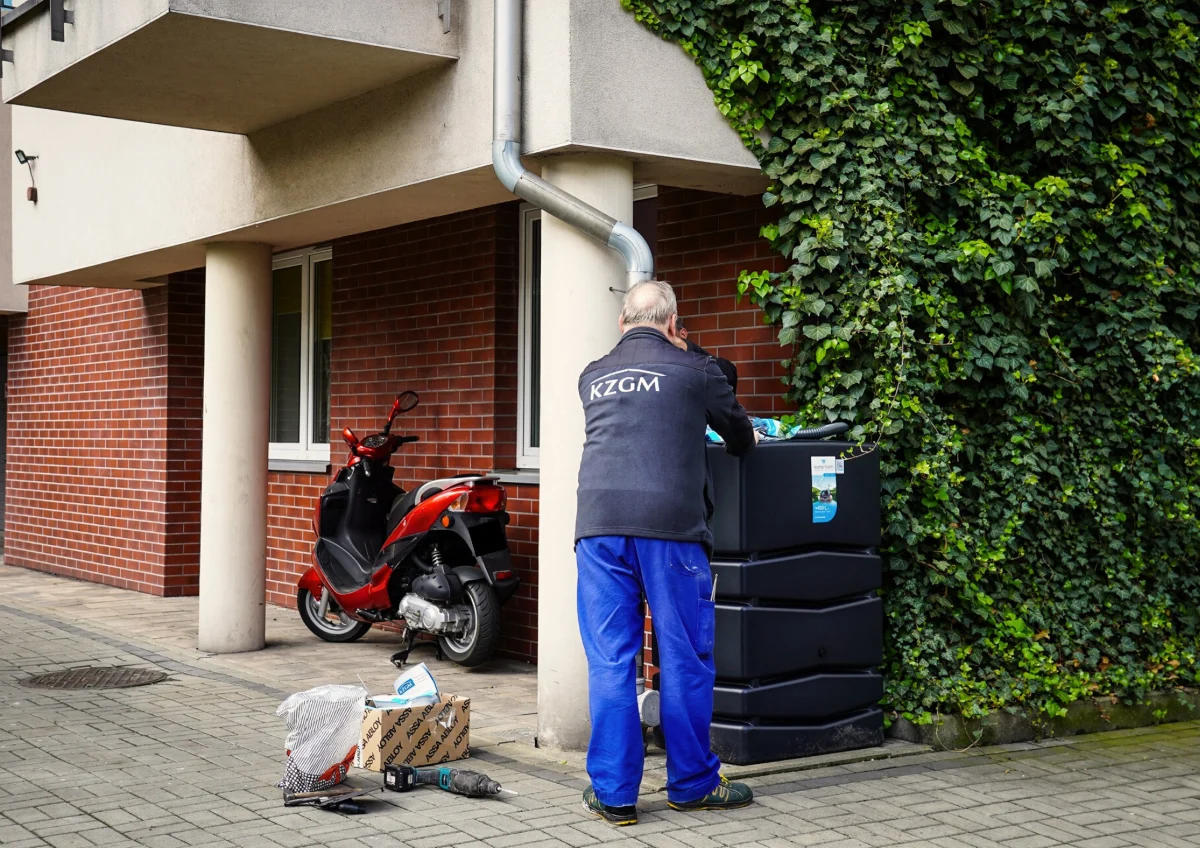 KZGM zamontuje kolejne 100 zbiorników na deszczówkę!