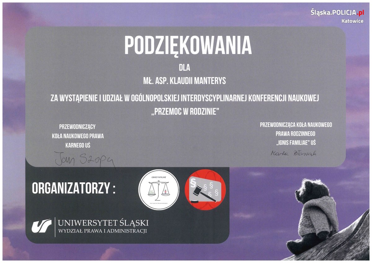 Rozmawiali o przemocy w rodzinie na konferencji naukowej