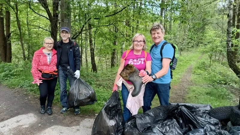 Podsumowanie akcji sprzątania lasu w Żorach