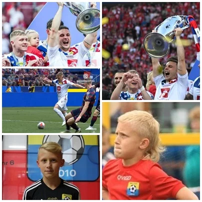 Patryk Gogół, wychowanek MKS Żory triumfuje w finale Pucharu Polski z Wisłą Kraków