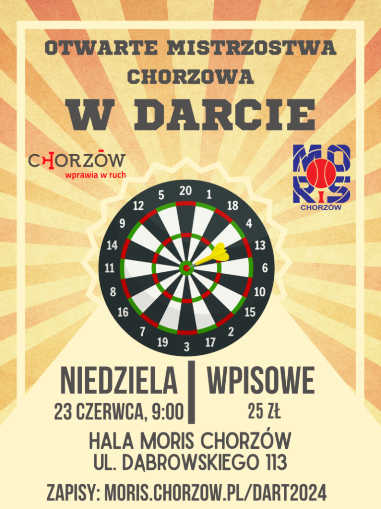 23 czerwca Otwarte Mistrzostwa w Darcie!