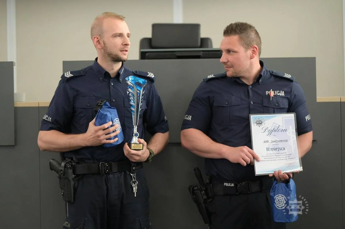 Nasi mundurowi wśród najlepszych policyjnych ratowników w województwie śląskim!