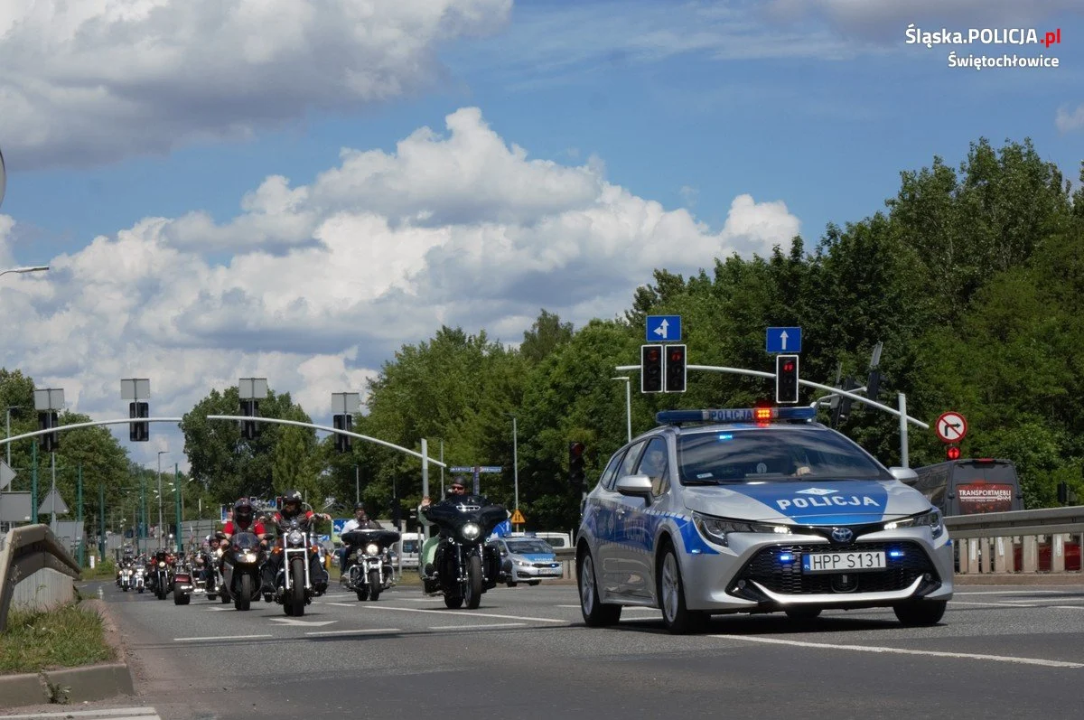 Świętochłowiccy policjanci na imprezie Motoserce!