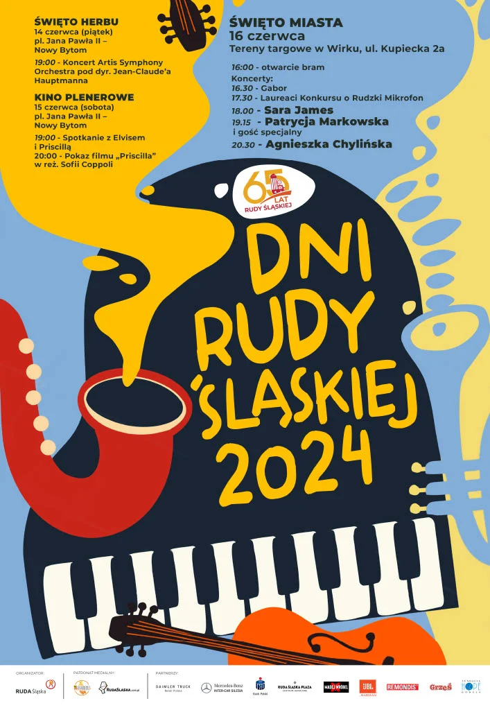 Dni Rudy Śląskiej 2024: Kto wystąpi? Poznajcie program święta miasta!