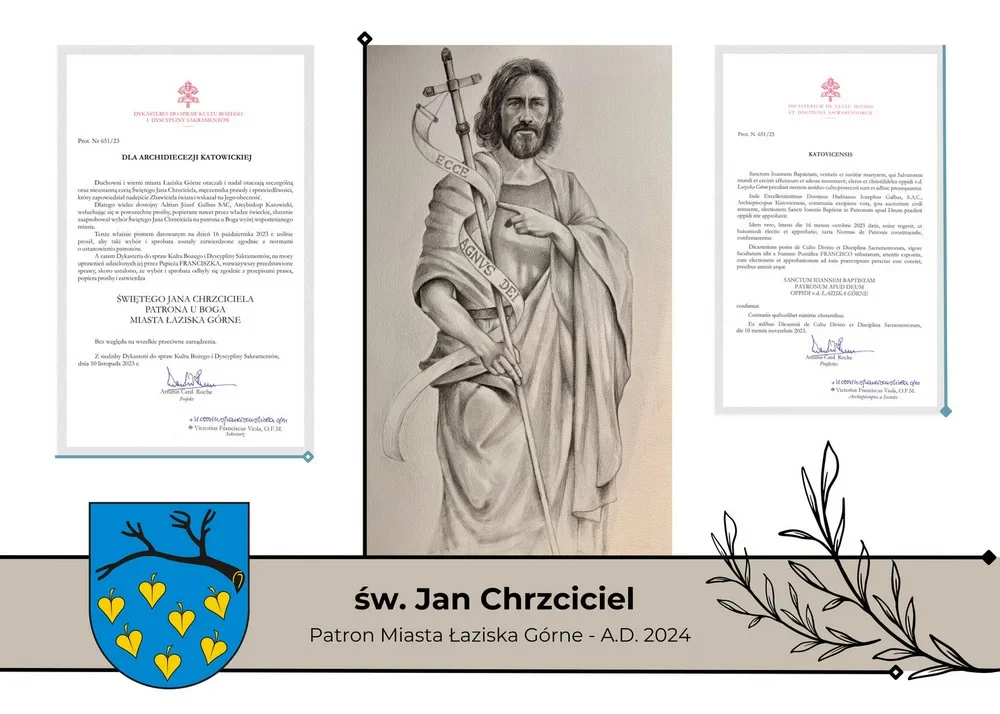 Św. Jan Chrzciciel został wybrany na patrona Łazisk Górnych!