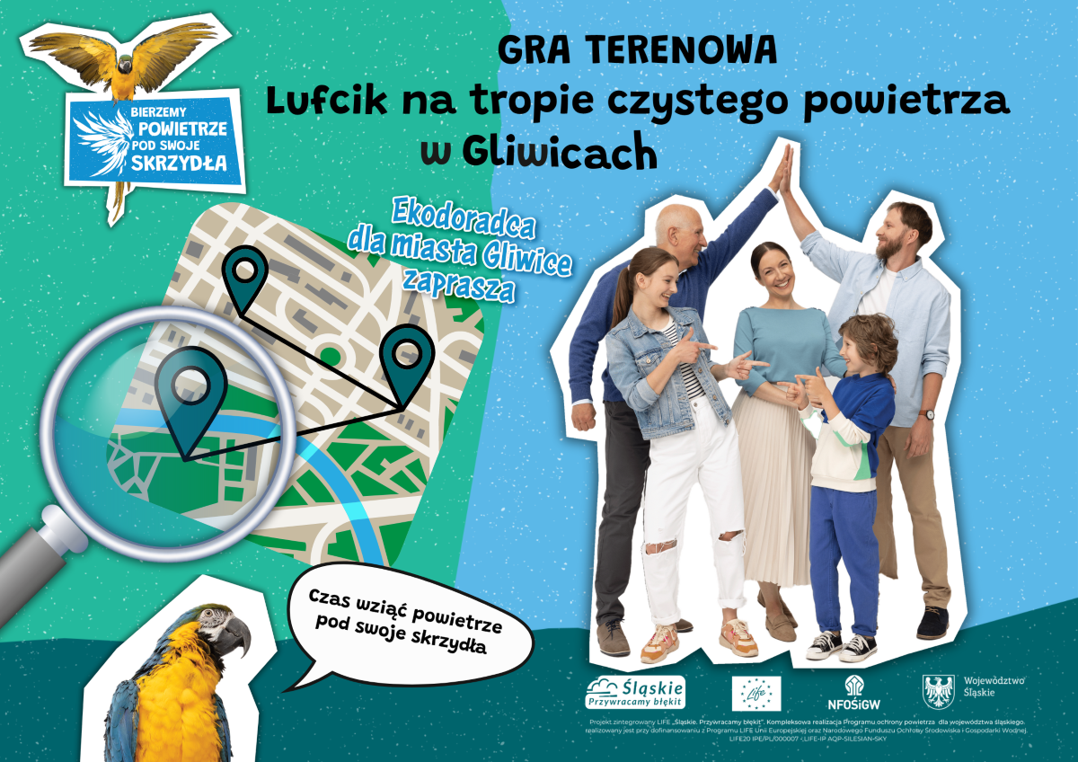 Przed nami gra terenowa „Lufcik na tropie czystego powietrza”