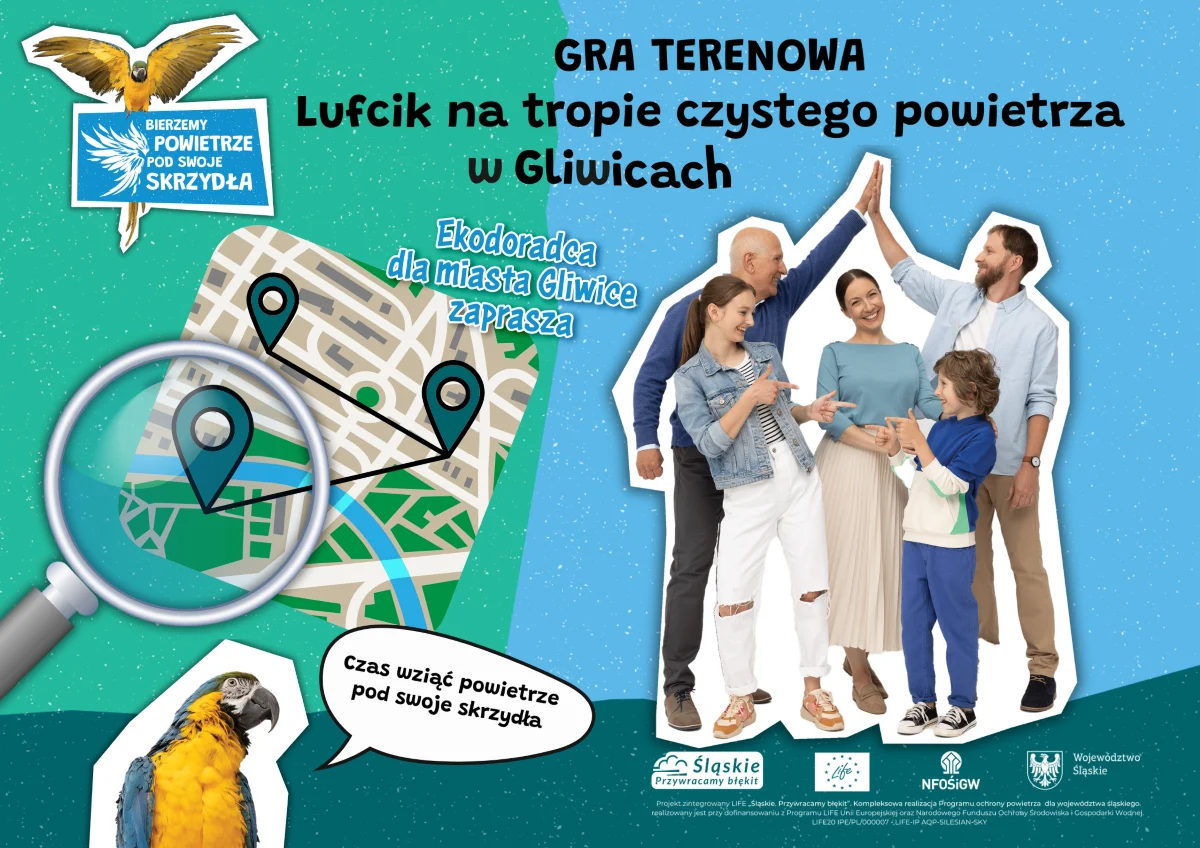 Przed nami gra terenowa „Lufcik na tropie czystego powietrza”